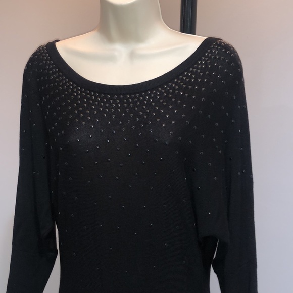 Cache black studded sweater - Picture 2 of 7